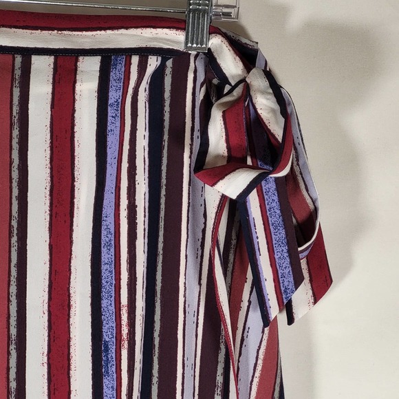 NWT*Alex Marie Wrap Skirt*Women's 10*Stripe* - Picture 3 of 9
